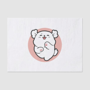 Papel De Seda ¡Hola! - Diseño feliz de Personalizados de perros 