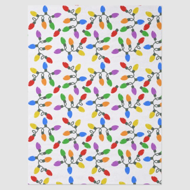 Papel De Seda Holiday Lights (Anverso)