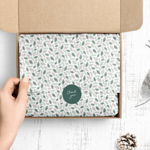 Papel De Seda Holly y Pine   Patterado
