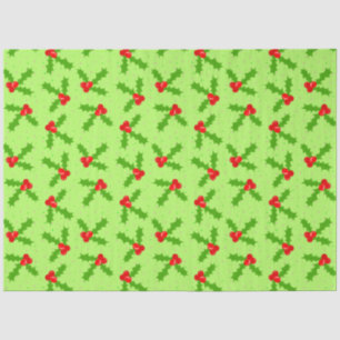 Papel De Seda Holly y puntos_verde