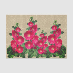 Papel De Seda Hollyhocks Tissue Paper