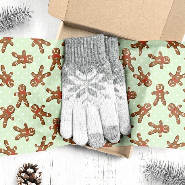 Papel De Seda Hombre de Jengibre Verde Menta Navidad (Subido por el creador)
