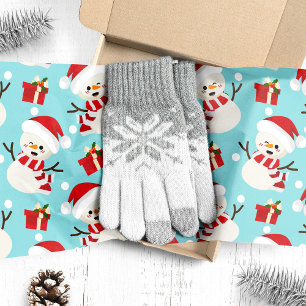 Papel De Seda Hombre de nieve País de las Maravillas de Invierno