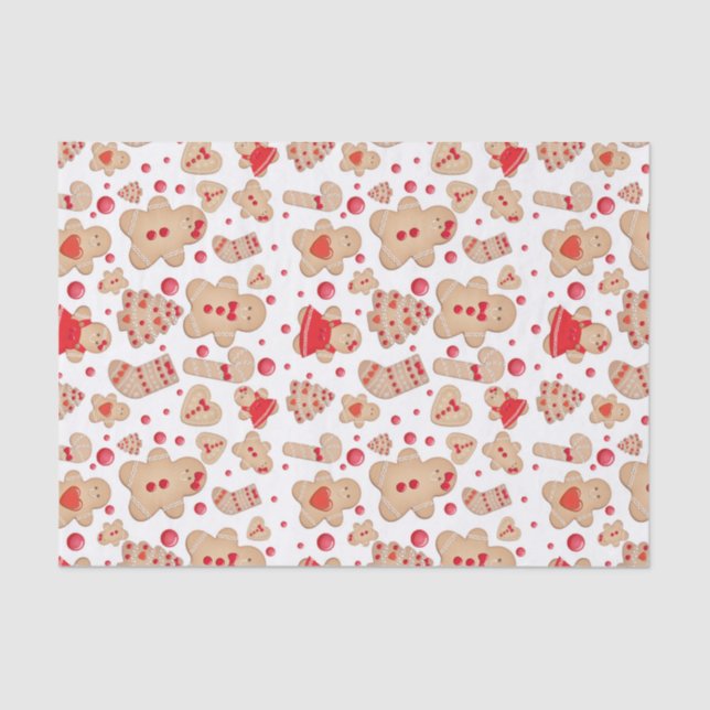 Papel De Seda Hombre de pan de jengibre Galletas horneadas Rústi (Anverso)