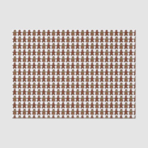 Papel De Seda Hombre de pan de jengibre hombres dama Navidad Nav