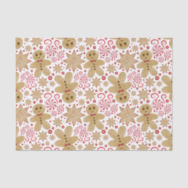 Papel De Seda Hombre de pan de jengibre y Navidades de canto de 