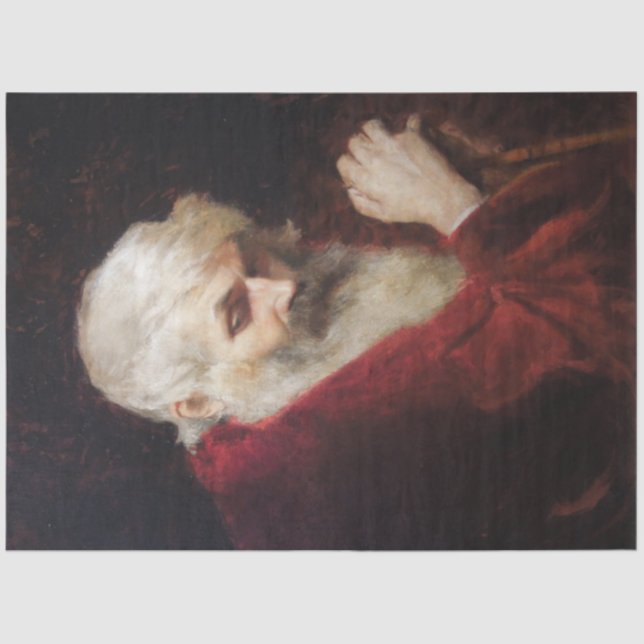 Papel De Seda Hombre mayor en un abrigo rojo (Santa Claus) (Navi (Anverso)