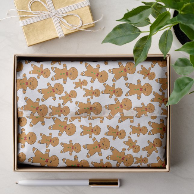 Papel De Seda Hombres de Jengibre (Regalo )