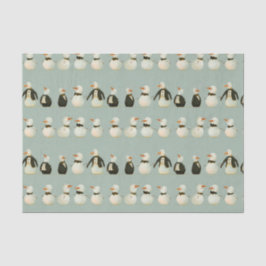 Papel De Seda Hombres de nieve personalizado y caprichosos usand