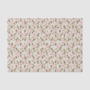 Papel De Seda Honeybee Pink Floral