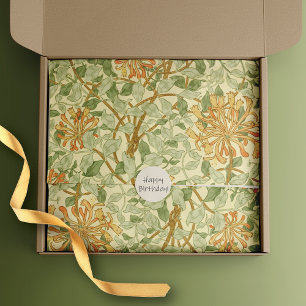 Papel De Seda Honeysuckle Flower William Morris