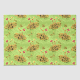 Papel De Seda Hongos en el musgo Art Decoupage