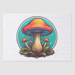 Papel De Seda Hongos Mágicos Coloreados