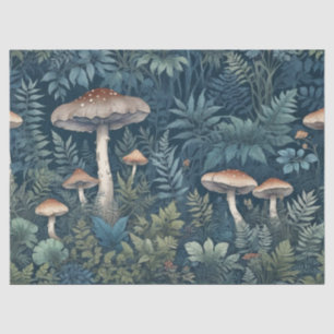 Papel De Seda Hongos y helechos