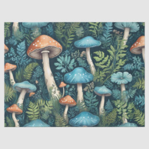 Papel De Seda Hongos y helechos de Fairyland