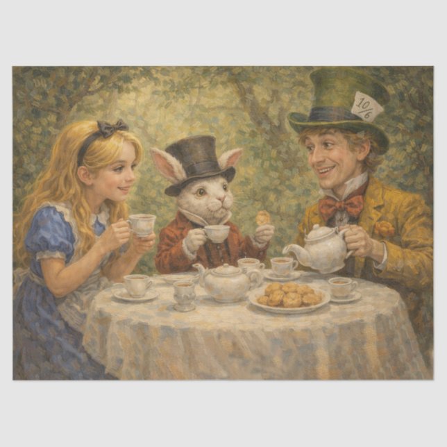 Papel De Seda Hora del té (Anverso)