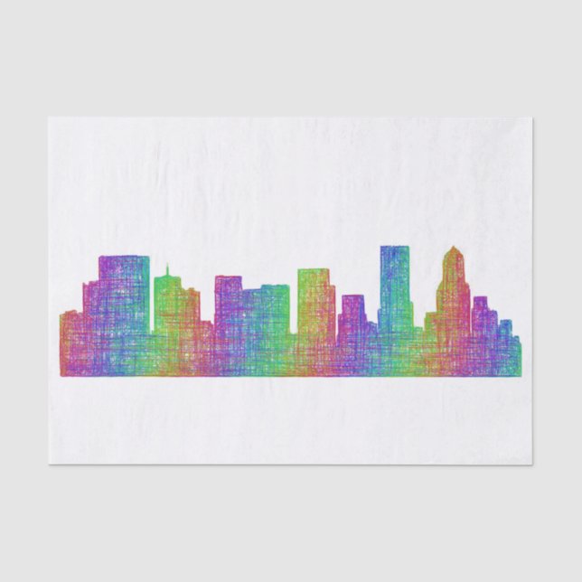 Papel De Seda Horizonte de Portland (Anverso)
