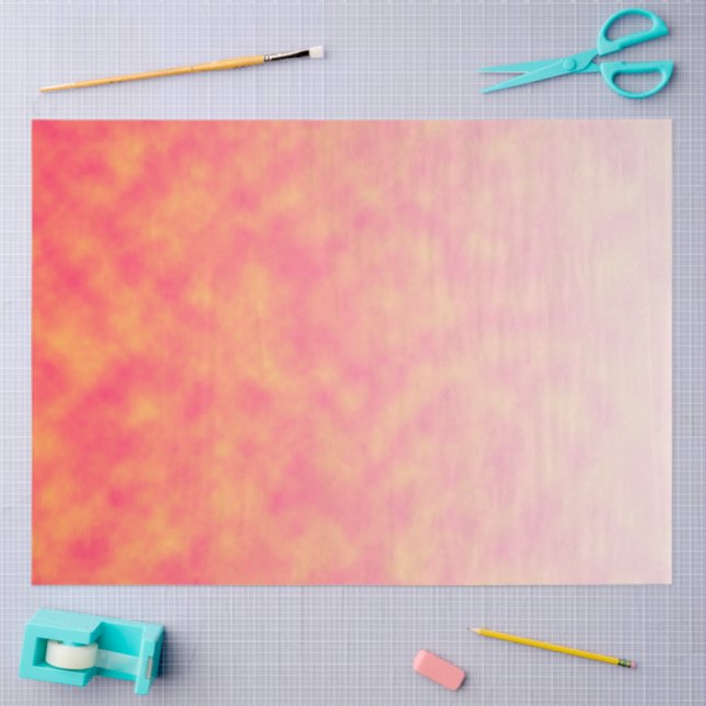Papel De Seda Horizonte Rubor (Artesanía)