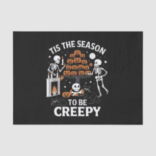 Papel De Seda Horror De Halloween Es La Temporada De Ser Espeluz