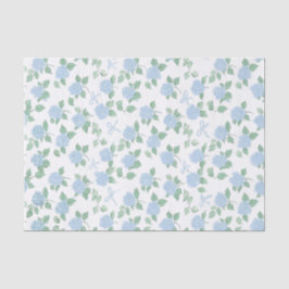 Papel De Seda Hortensia Azul de Moda 