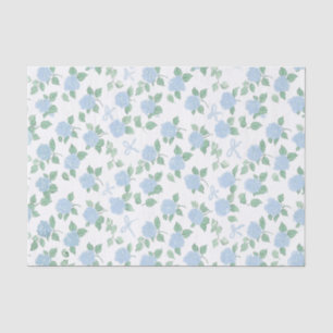 Papel De Seda Hortensia Azul de Moda 