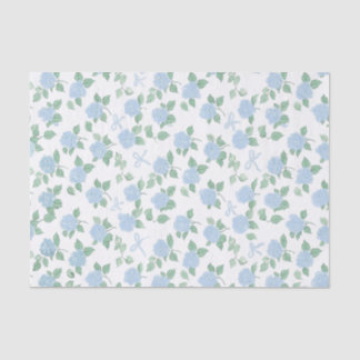 Papel De Seda Hortensia Azul de Moda