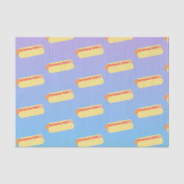 Papel De Seda Hot Dogs Ombre Pastel