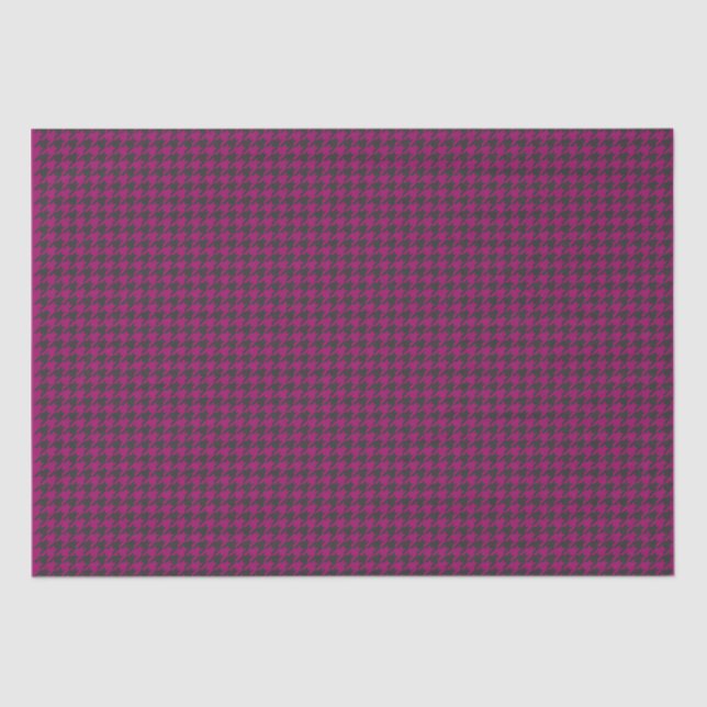 Papel De Seda Houndstoth-Magenta- (Anverso)