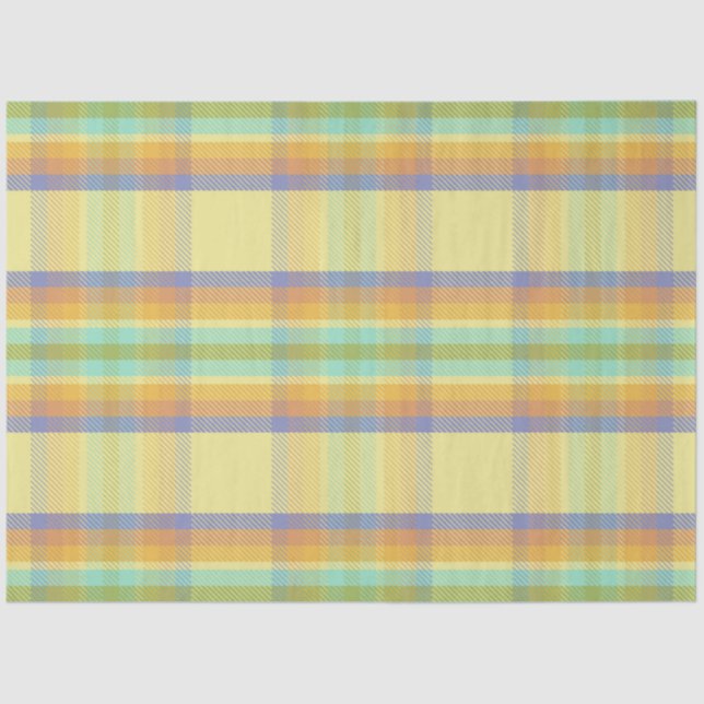 Papel De Seda HTS Tropical Plaid (Anverso)