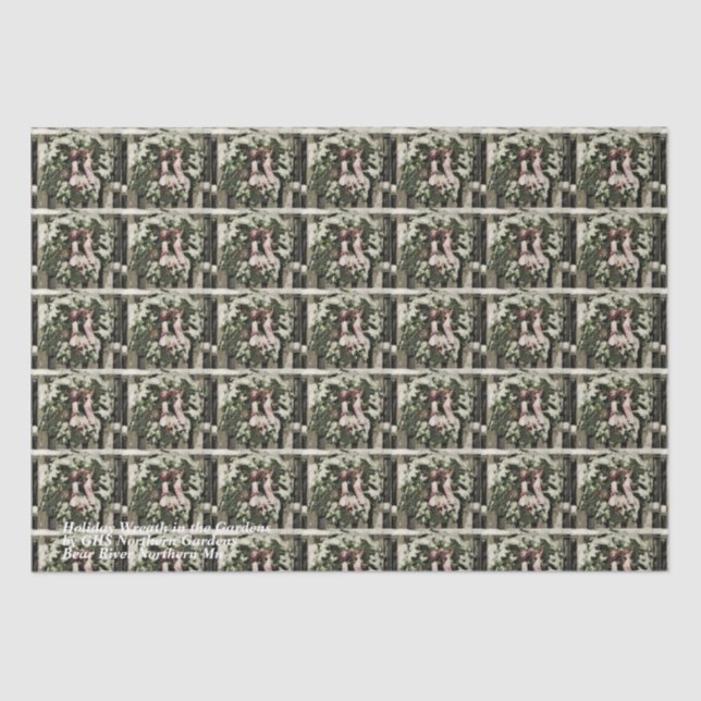 Papel De Seda Huelga de vacaciones en los jardines (Anverso)