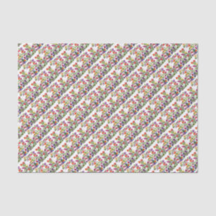 PAPEL DE SEDA HUELLAS DE PATAS BAÑO DE PÁJAROS