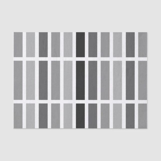 Papel De Seda Hues de gris plateado (Anverso)