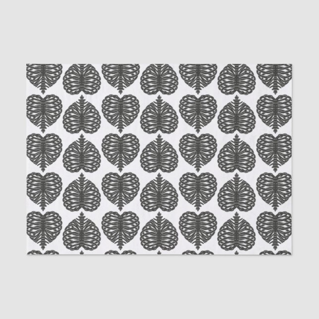 Papel De Seda Huesos del corazón (Anverso)
