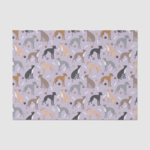 Papel De Seda Huesos y patas de perro de Greyhound