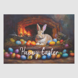 Papel De Seda Huevos coloridos de Pascua Feliz Pascua