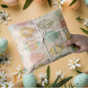 Papel De Seda Huevos de Pascua Coloridos