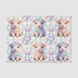 Papel De Seda Huevos de Pascua de Vaca de las Tierras Altas Lind