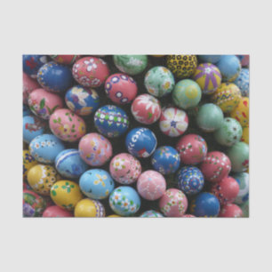 Papel De Seda Huevos de Pascua pintados a mano