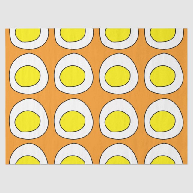 Papel De Seda Huevos De Yema De Huevo (Anverso)