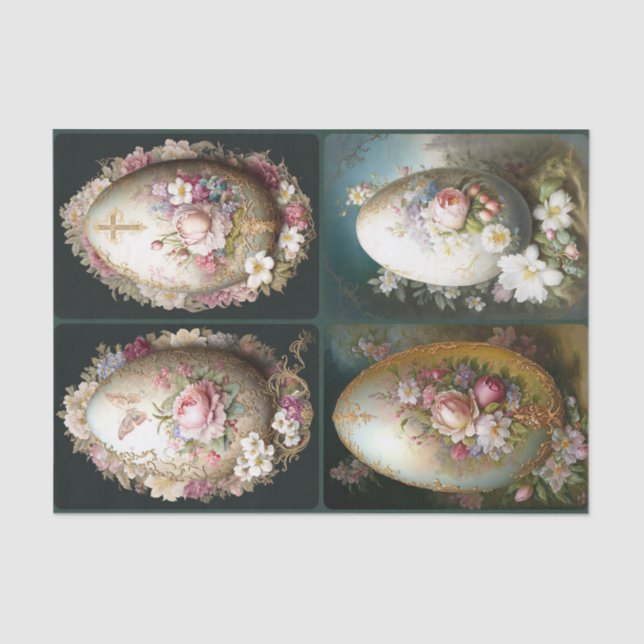 Papel De Seda Huevos decorados (Anverso)