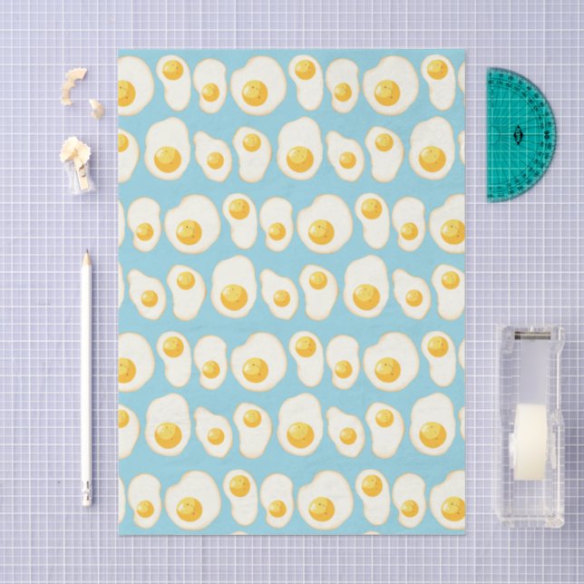 Papel De Seda Huevos fritos (Artesanía)