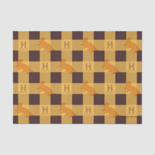 Papel De Seda HUFFLEPUFF™ Check Plaid Pattern