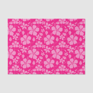 PAPEL DE SEDA HULA HAWAIANA (HIBISCO) GUAYABA ROSA