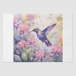Papel De Seda Hummingbird Garden