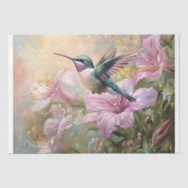 Papel De Seda Hummingbird Garden