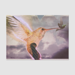 PAPEL DE SEDA HUMMINGBIRD Y CLOUDS