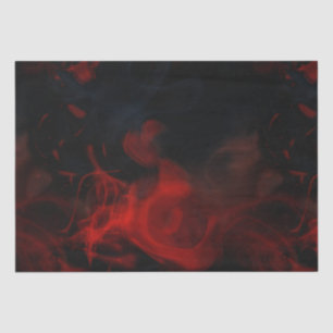 Papel De Seda humo rojo