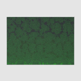 Papel De Seda Hunter Green Elegant Succulant Pattern Decoupage