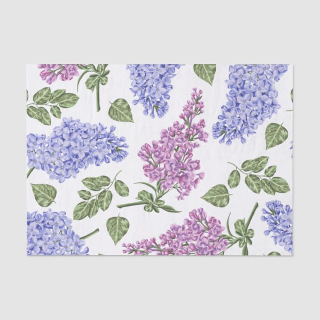 Papel De Seda Hyacinth Tissue Paper (Anverso)