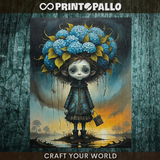 Papel De Seda Hydrangea alien boy -